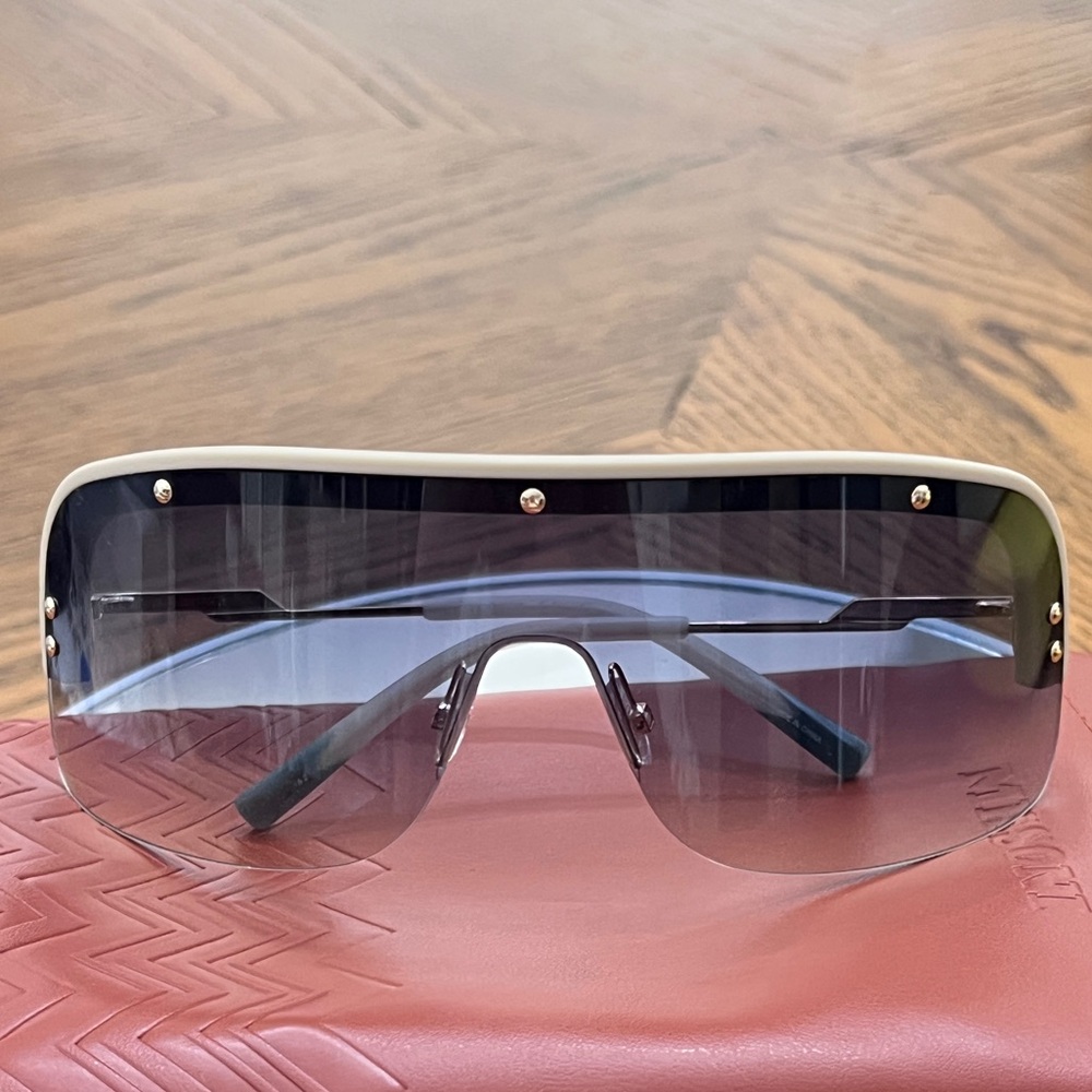 Missoni Oversized Shield Studded Sunglasses